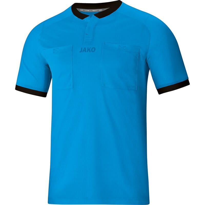 JAKO-4271-89 Referee Jersey Shirt Short Sleeves Blue Face