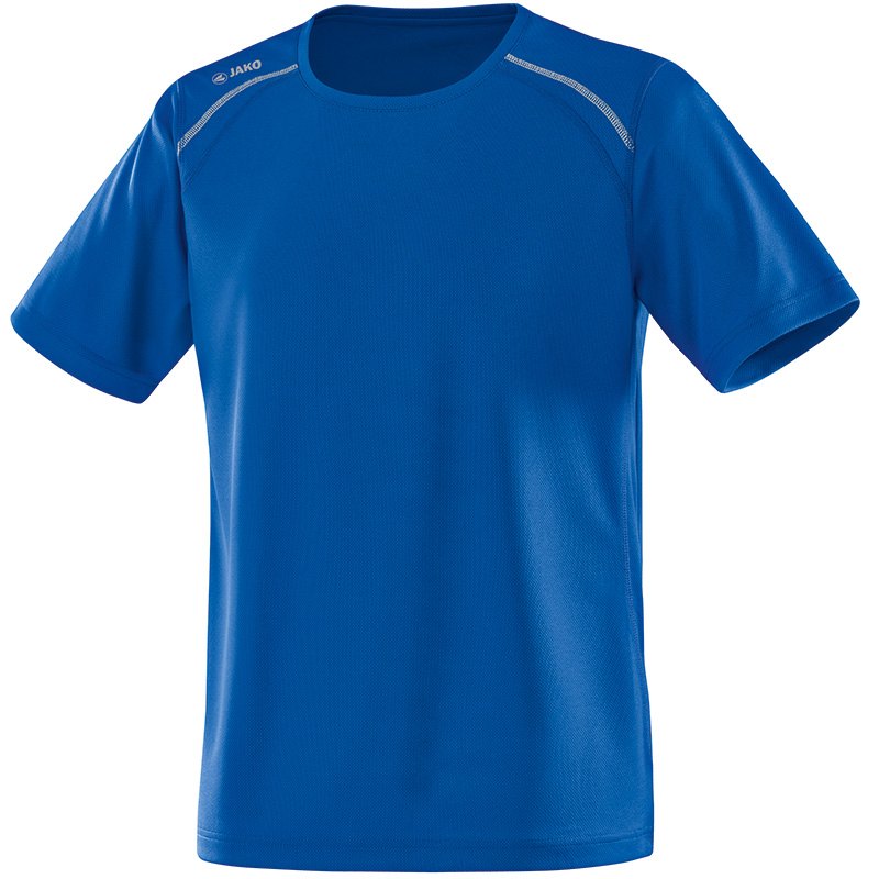 JAKO 6115M-04 T-Shirt Manches Courtes Run Bleu Royal
