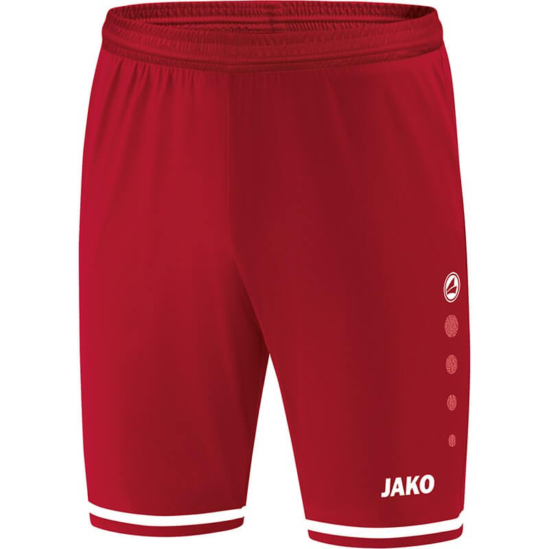 JAKO-4429-11 Short Striker 2.0 Rouge Chili/Blanc