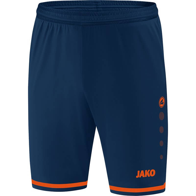 JAKO-4429-18 Short Striker 2.0 Bleu Marin/Flamme