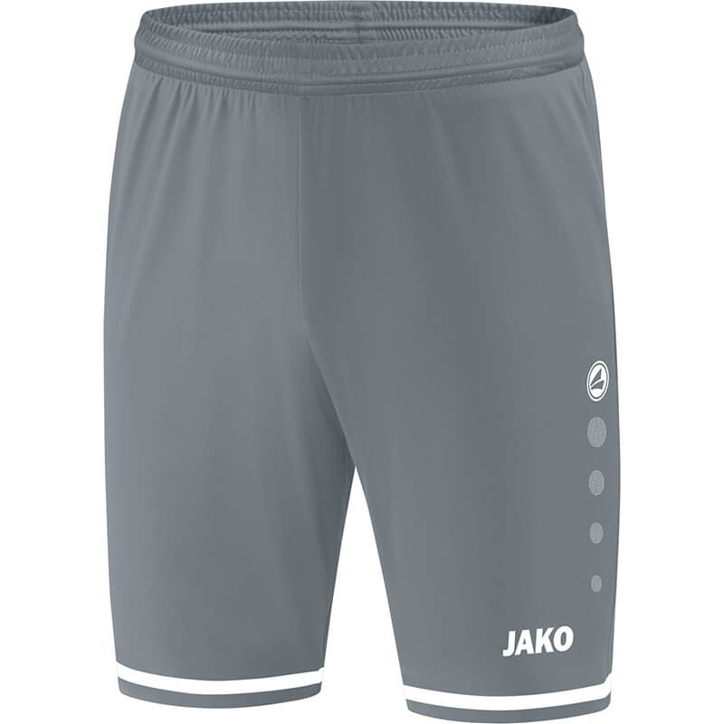 JAKO-4429-40 Short Striker 2.0 Gris Pierre/Blanc