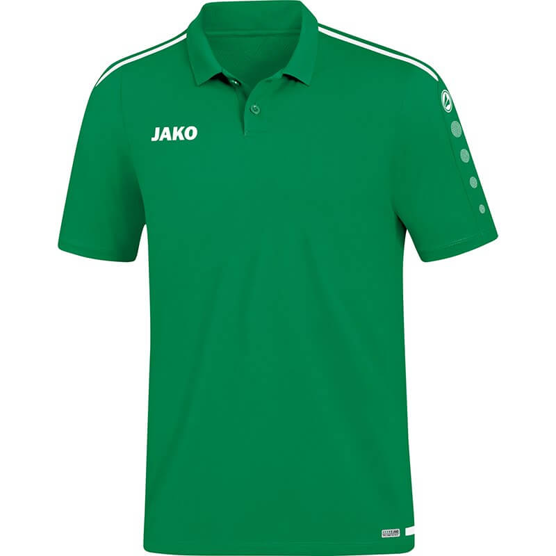 JAKO-6319-06-1 Polo Striker 2.0 Vert/Blanc Face