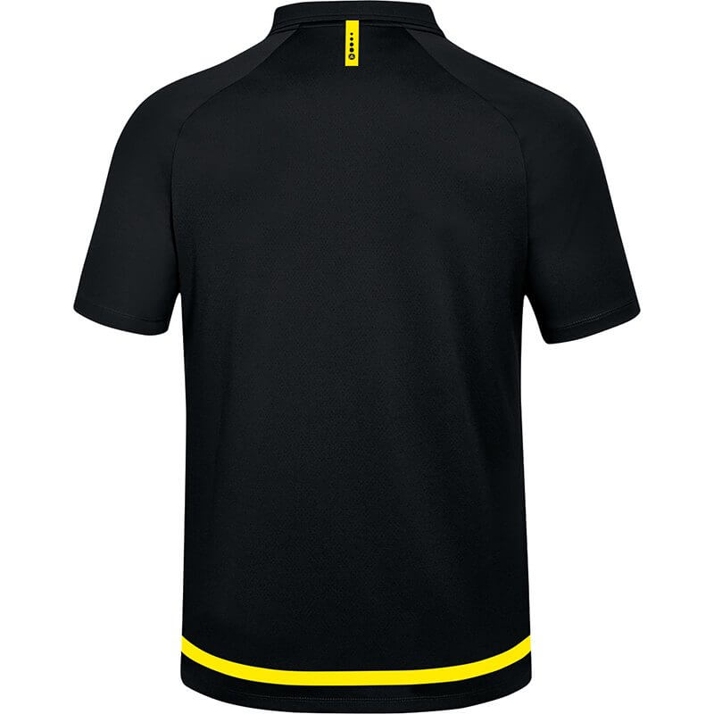 JAKO-6319-33-2 Polo Striker 2.0 Black/Fluo Yellow Back