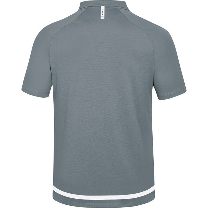 JAKO-6319-40-2 Polo Striker 2.0 Stone Grey/White Back