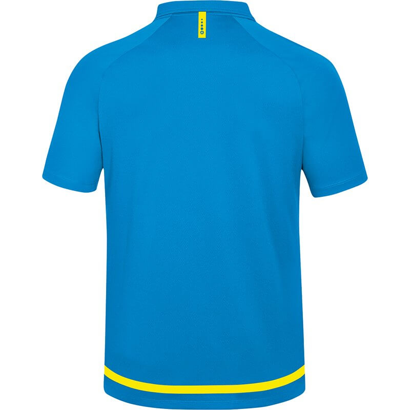 JAKO-6319-89-2 Polo Striker 2.0 Blue/Fluo Yellow Back