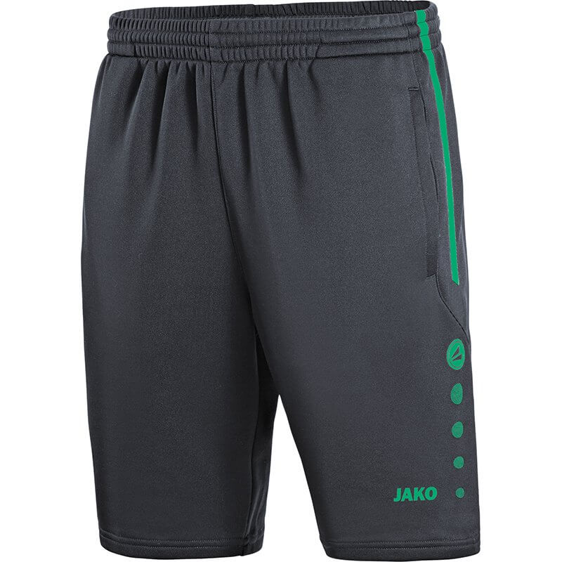 JAKO-8595-24 Training Shorts Active Anthracite/Turquoise