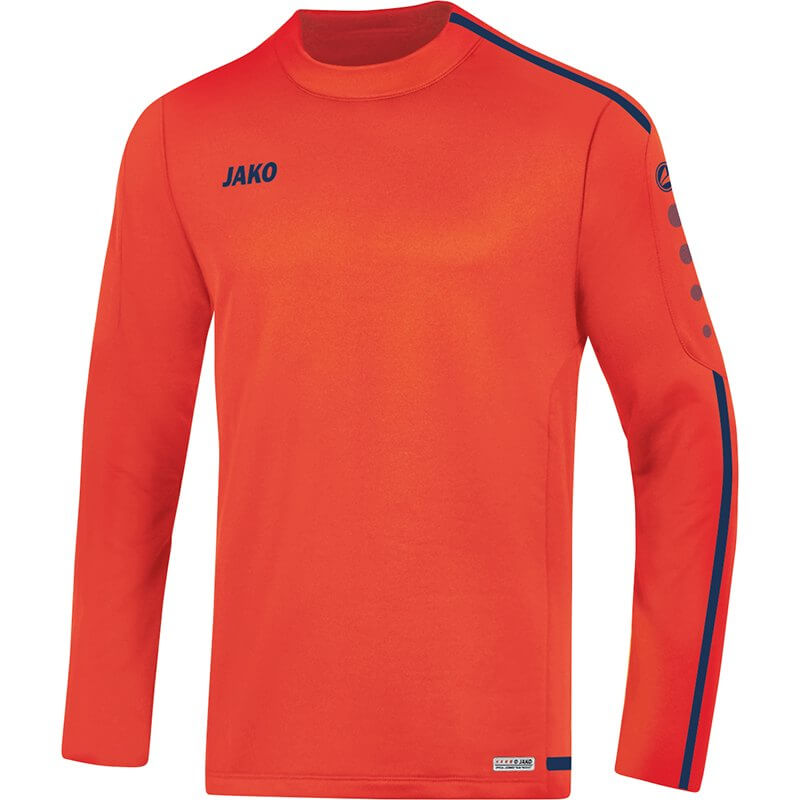 JAKO-8819-18-1 Sweater Striker 2.0 Flamme/Bleu Marin Face