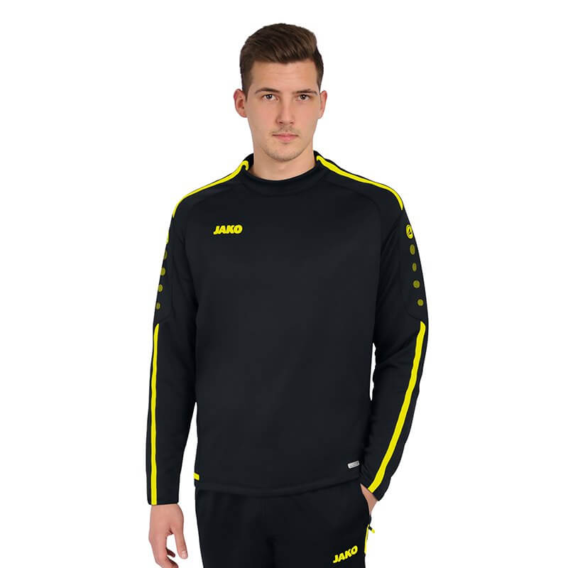 JAKO-8819-33-3 Sweat Striker 2.0 Black/Fluo Yellow Front