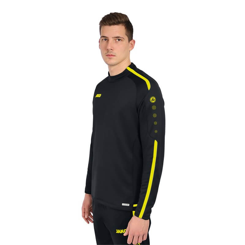 JAKO-8819-33-4 Sweat Striker 2.0 Black/Fluo Yellow Side