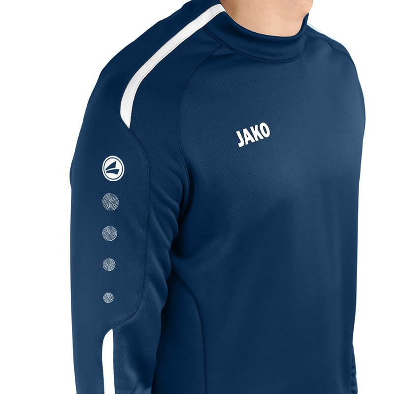 JAKO-8819-99-7 Sweat Striker 2.0 Navy/White Round Collar