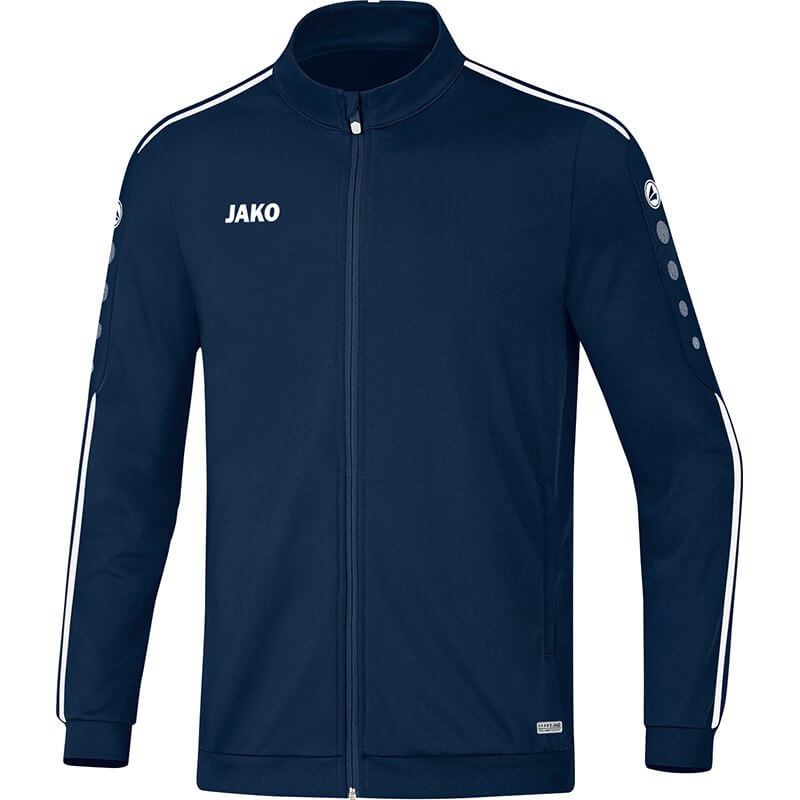 JAKO-9319-99-1 Polyester Jacket Striker 2.0 Navy/White Front