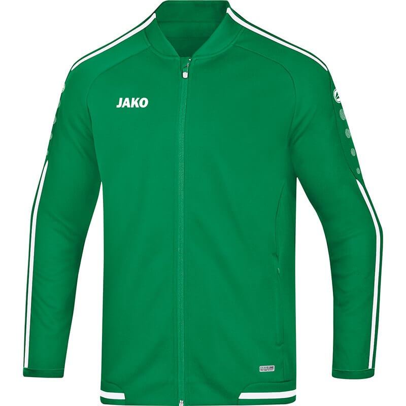 JAKO-9819-06-1 Veste Loisir Striker 2.0 Vert/Blanc Face