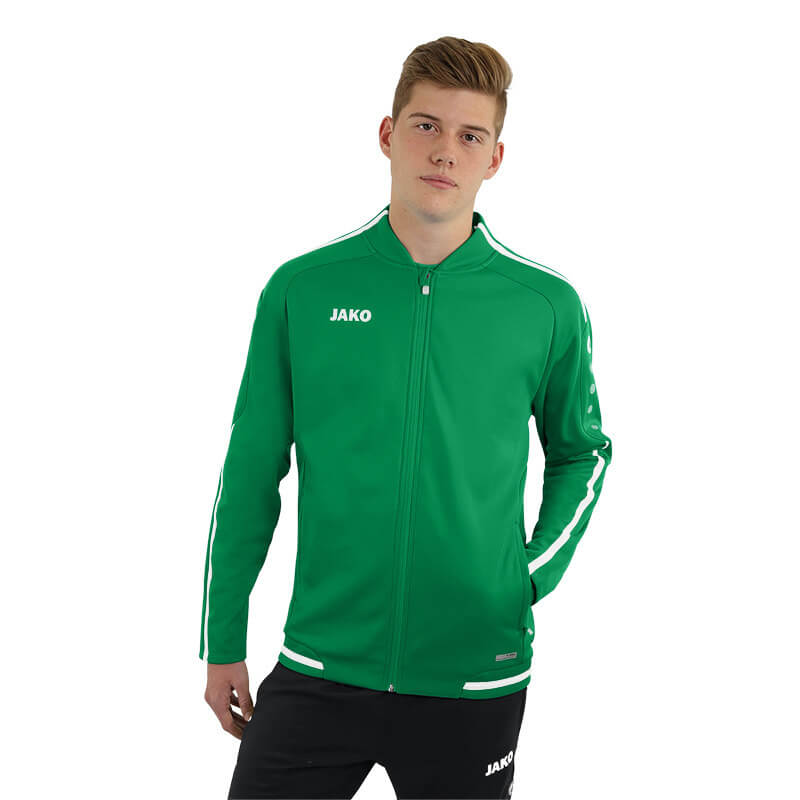 JAKO-9819-06-3 Veste Loisir Striker 2.0 Vert/Blanc