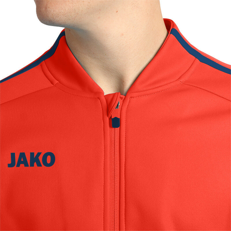 JAKO-9819-18-9 Veste Loisir Striker 2.0 Flamme/Bleu Marin