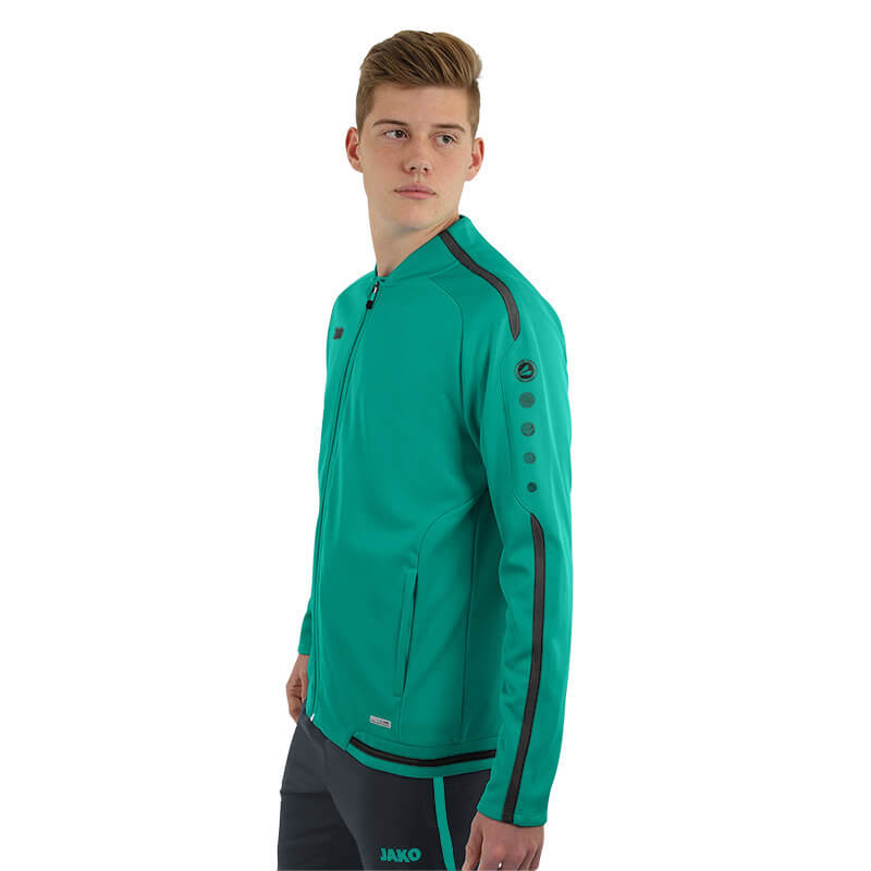 JAKO-9819-24-4 Veste Loisir Striker 2.0 Bleu Turquoise/Anthracite