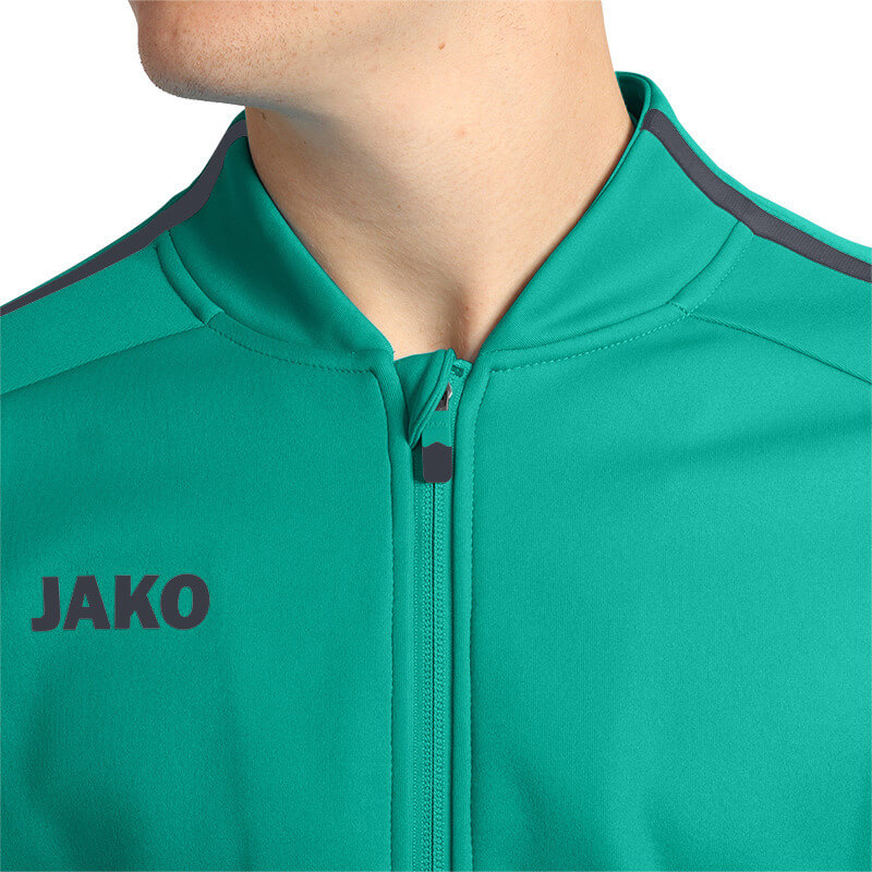 JAKO-9819-24-9 Leisure Jacket Striker 2.0 Turquoise/Anthracite