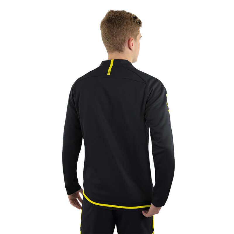 JAKO-9819-33-5 Veste Loisir Striker 2.0 Noir/Jaune Fluo