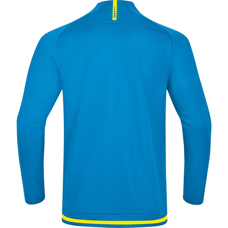 JAKO-9819-89-2 Veste Loisir Striker 2.0 Bleu/Jaune Fluo Arrière