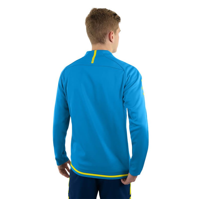 JAKO-9819-89-5 Veste Loisir Striker 2.0 Bleu/Jaune Fluo