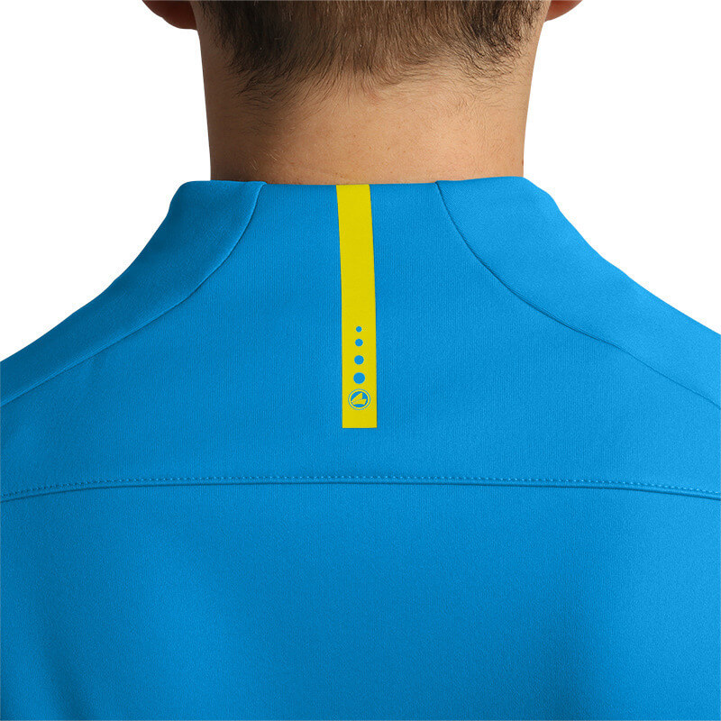 JAKO-9819-89-8 Veste Loisir Striker 2.0 Bleu/Jaune Fluo