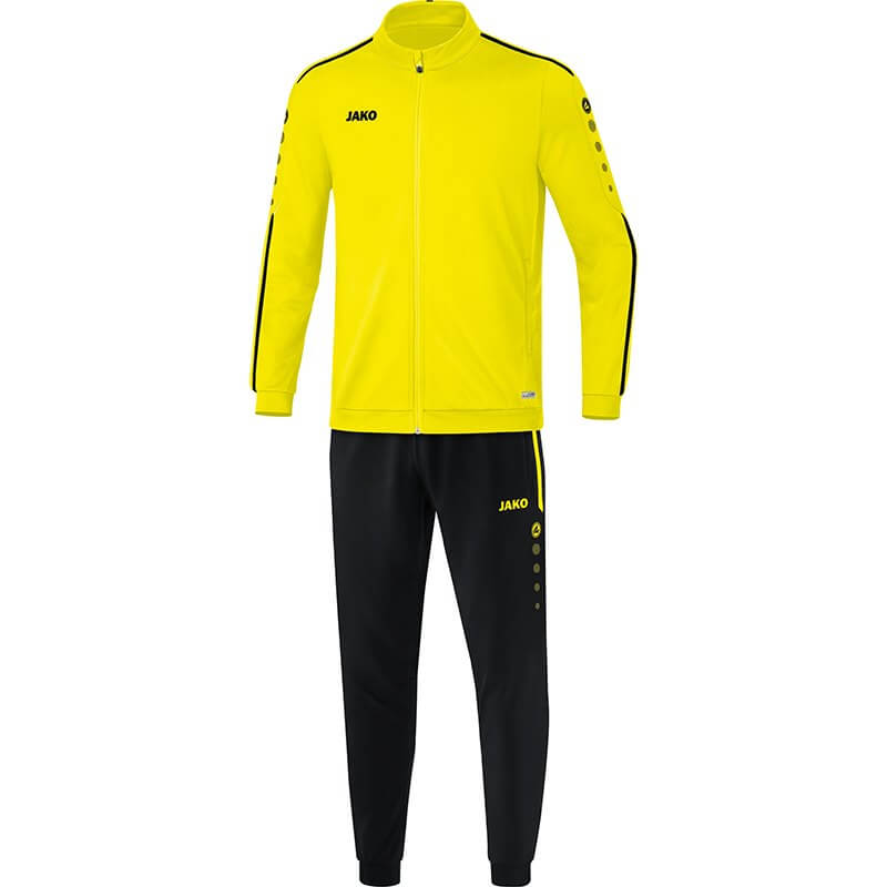 JAKO M9119-33 Survêtement Polyester Striker 2.0 Jaune Fluo/Noir