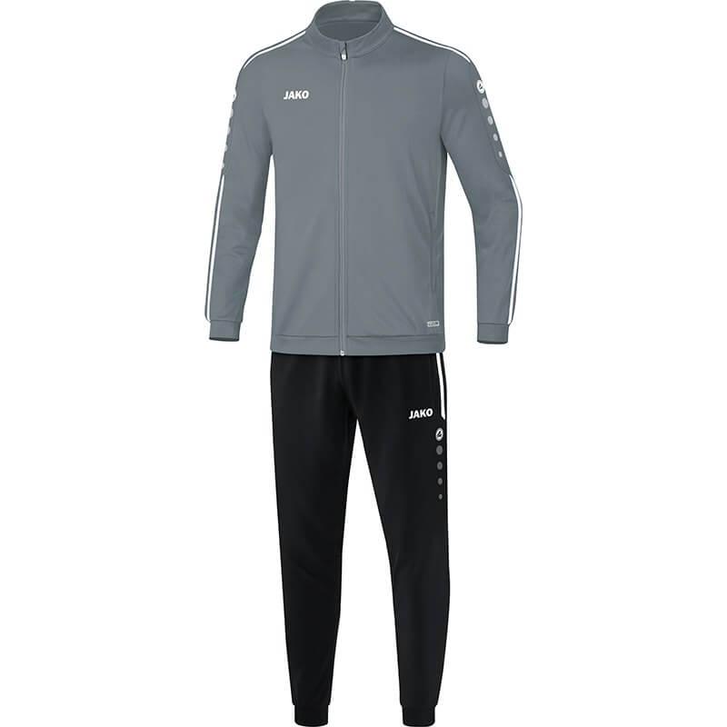 JAKO M9119-40 Polyester Tracksuit Striker 2.0 Stone Grey/White