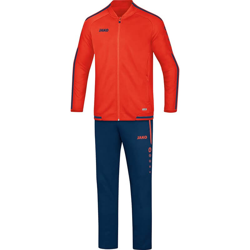 JAKO M9519-18 Leisure Tracksuit Striker 2.0 Flame/Navy