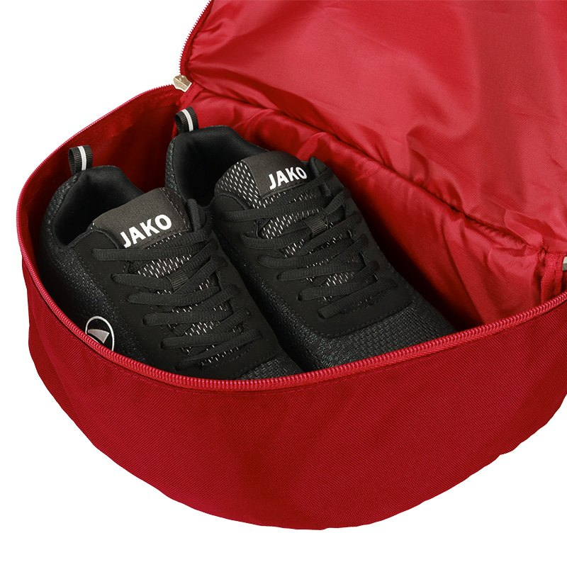 JAKO 1816-01-2 Sac à Dos Striker Rouge Place Pour 1-2 Paires de Chaussures