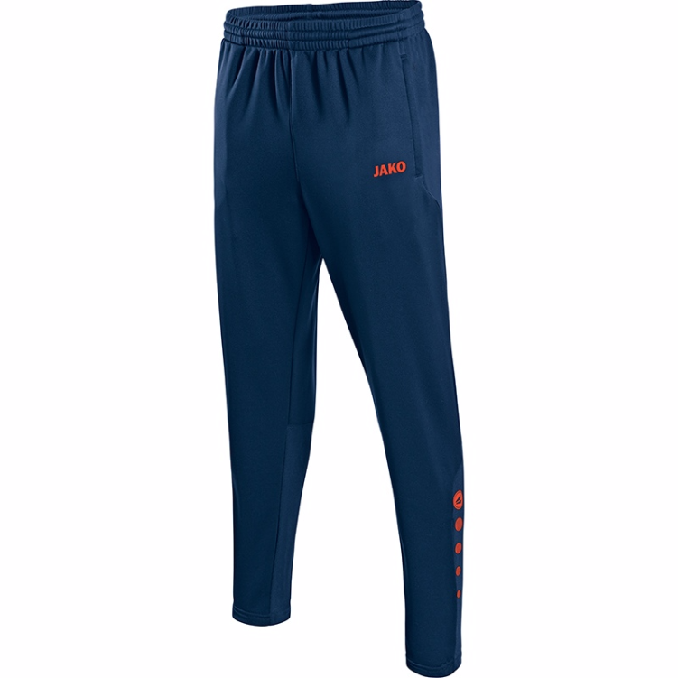 JAKO 8415-18 Pantalon Entraînement Allround Striker Bleu Nuit/Flamme