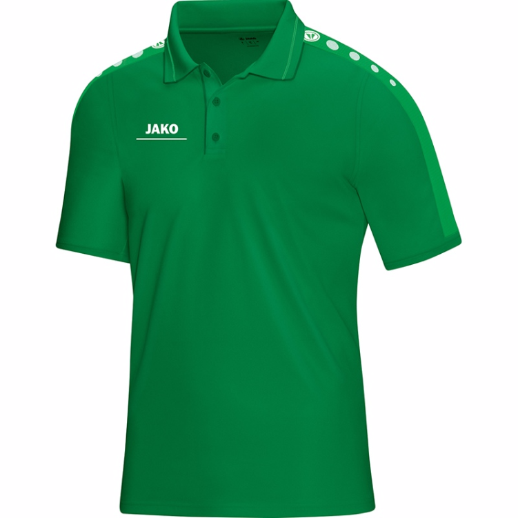 JAKO 6316M-06-1 Polo T-Shirt Striker Green Front