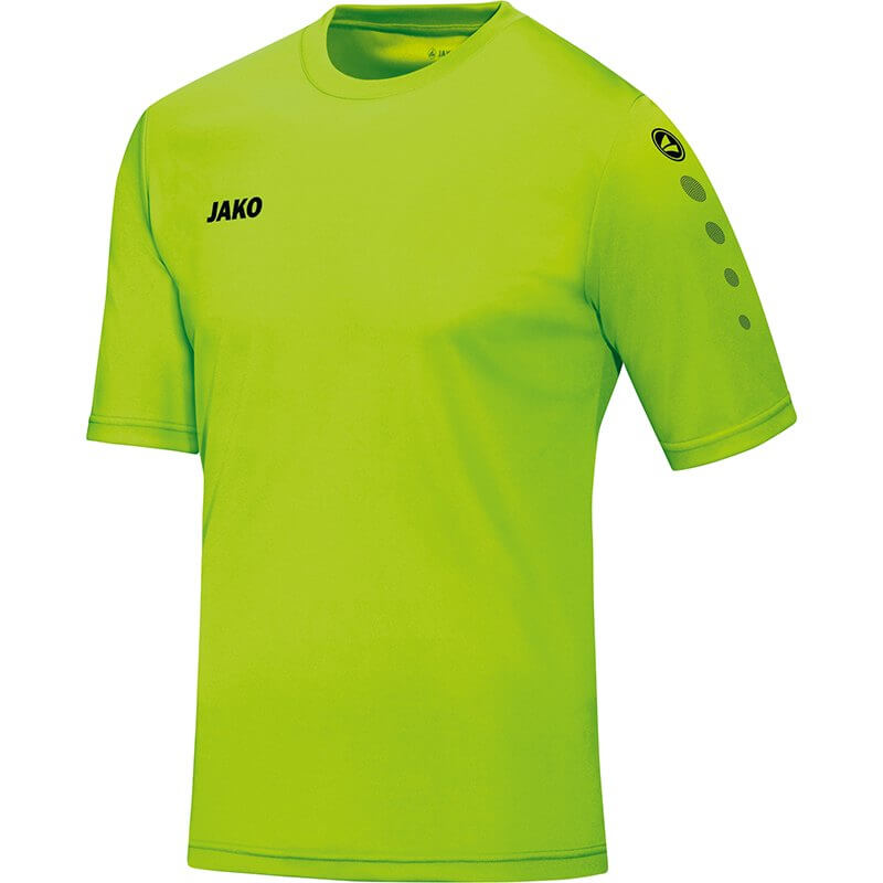 JAKO 4233-25 Maillot Manches Courtes Team Vert Néon