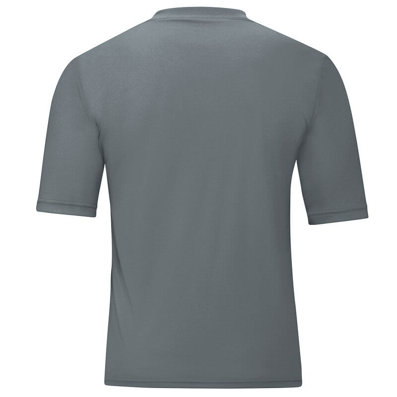 JAKO 4233-40-1 Jersey Shirt Short Sleeves Team Stone Grey Back