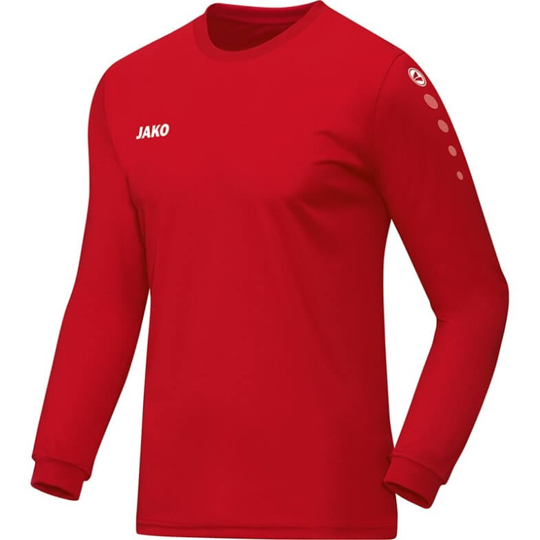 JAKO 4333-01 Jersey Shirt Long Sleeves Team Red