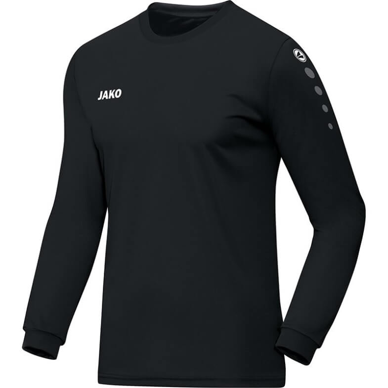 JAKO 4333-08 Jersey Shirt Long Sleeves Team Black