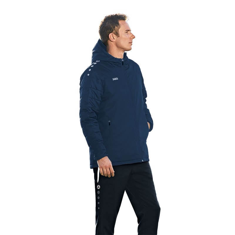 JAKO-7201-99-2 Veste de Stade Team Bleu Marin Côté