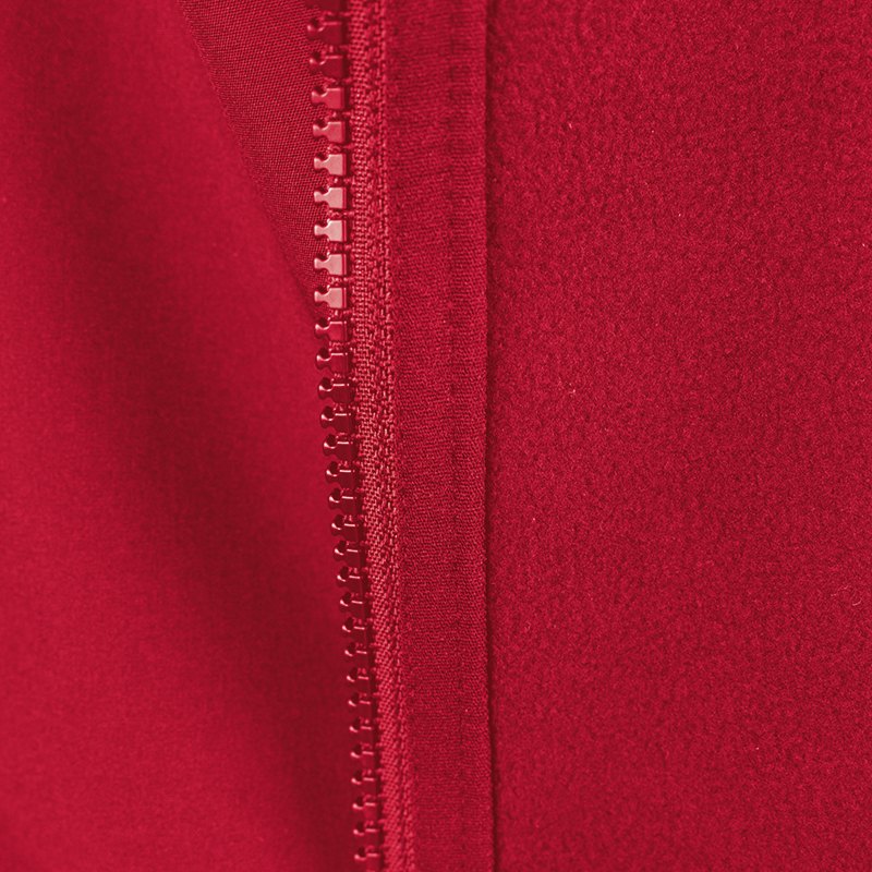 JAKO 7604-11-3 Veste Softshell Team Rouge Chili Zippergarage