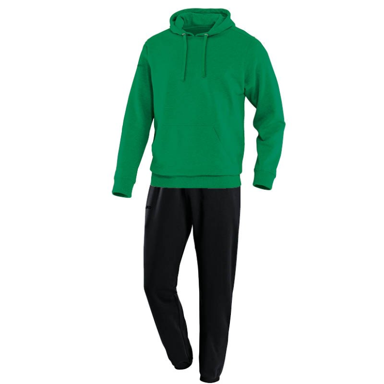 JAKO M9433-06 Jogging Tracksuit with Hooded Sweat Team Green