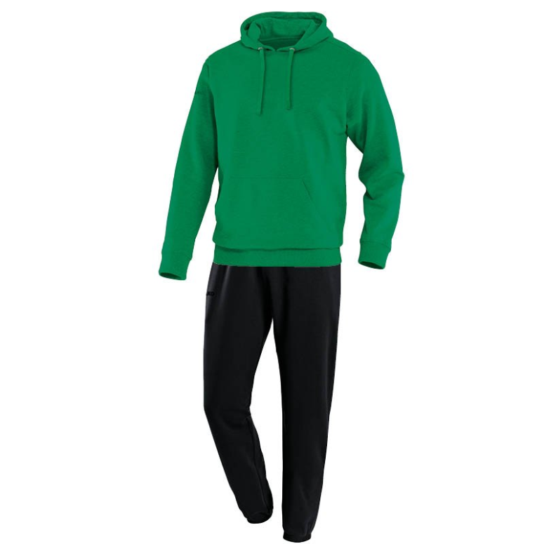 JAKO M9433-06 Survêtement Jogging avec Sweat à Capuchon Team Vert