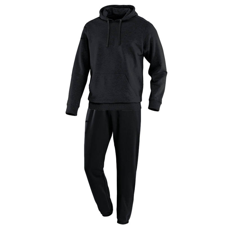 JAKO M9433-08 Survêtement Jogging avec Sweat à Capuchon Team Noir