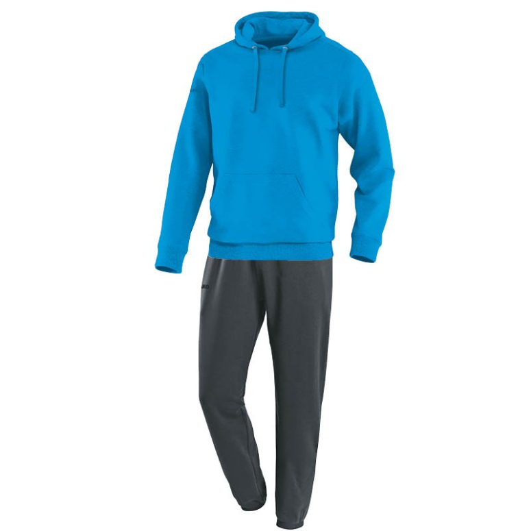 JAKO M9433-89 Jogging Tracksuit with Hooded Sweat Team Blue