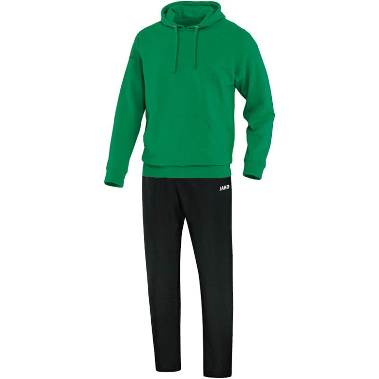 JAKO M9533M-06 Survêtement Jogging Loisir avec Sweat à Capuchon Team Vert