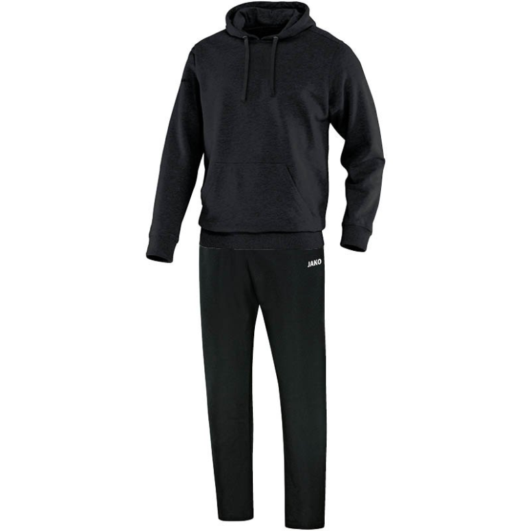 JAKO M9533M-08 Survêtement Jogging Loisir avec Sweat à Capuchon Team Noir