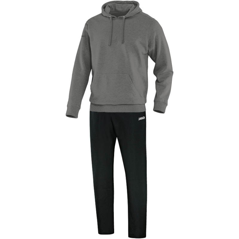 JAKO M9533M-21 Jogging Leisure Tracksuit with Hooded Sweat Team Anthracite