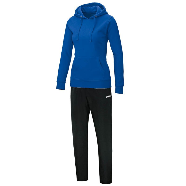 JAKO M9533W-04 Jogging Leisure Tracksuit with Hooded Sweat Royal Blue