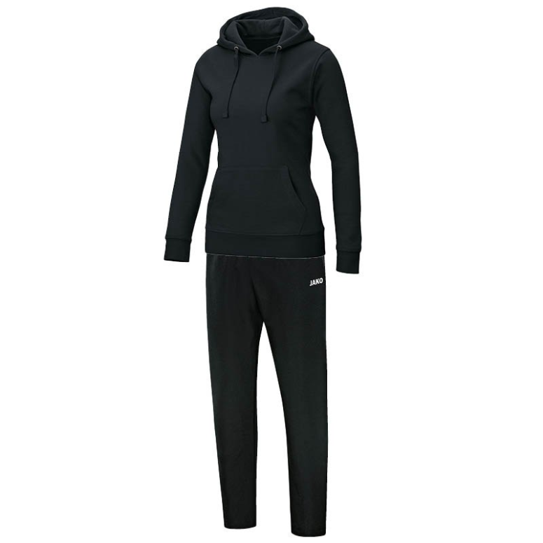 JAKO M9533W-08 Survêtement Jogging Loisir avec Sweat à Capuchon Team Noir