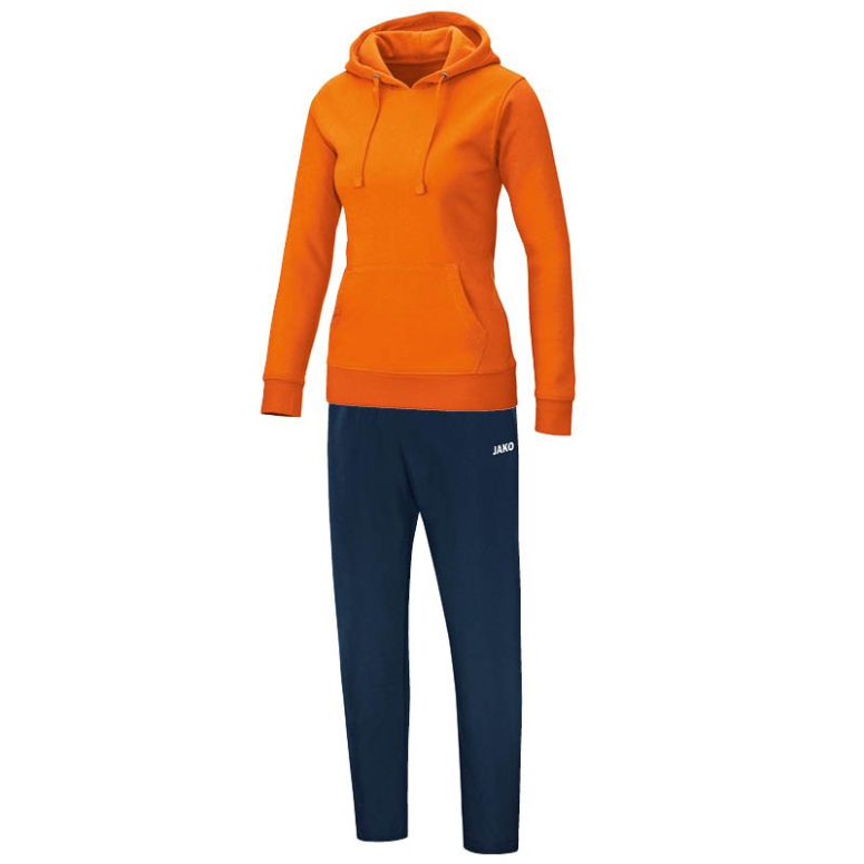 JAKO M9533M-19 Survêtement Jogging Loisir avec Sweat à Capuchon Team Orange Fluo