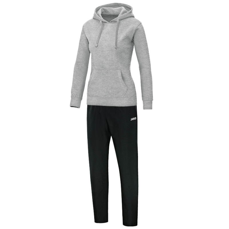 JAKO M9533W-40 Survêtement Jogging Loisir avec Sweat à Capuchon Team Gris Mêlé