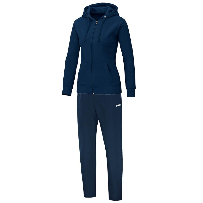 JAKO M9733W-09 Survêtement Jogging Loisir à Capuchon Team Bleu Marin