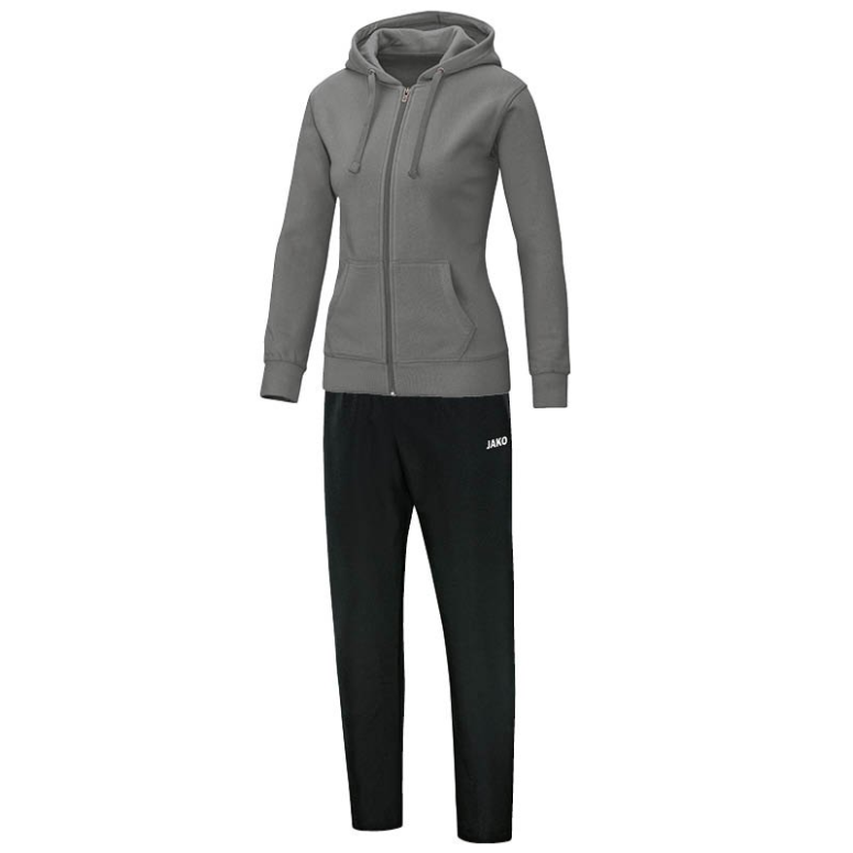 JAKO M9733W-21 Survêtement Jogging Loisir à Capuchon Team Anthracite