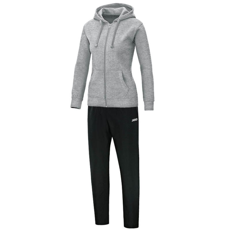 JAKO M9733W-40 Survêtement Jogging Loisir à Capuchon Team Gris Mêlé